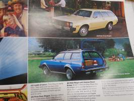 Ford Pinto 1979 -myyntiesite / sales brochure