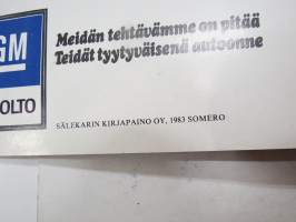 Opel Ascona 1983? -käyttöohjekirja
