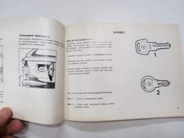 Simca 1100 -käyttöohjekirja