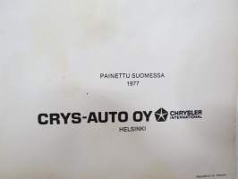Simca 1100 -käyttöohjekirja