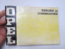 Opel Rekord ja Commodore -käyttöohjekirja