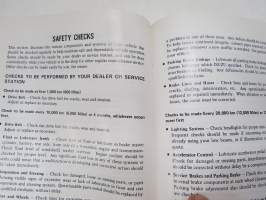 Isuzu Light Truck KB series 1981 -owner´s manual käyttöohjekirja englanniksi
