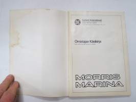 Morris Marina -käyttöohjekirja