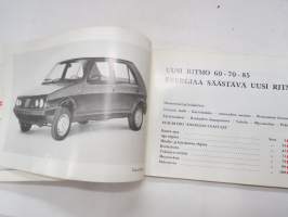 Fiat Ritmo -käyttöohjekirja