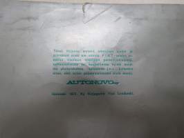 Fiat 132 -käyttöohjekirja