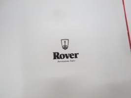Rover 2600 &amp; 3500, Vuoden Auto 1977 -myyntiesite / brochure