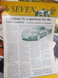 Caterham K-Series Seven -esitekansio / sales brochures