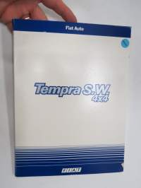 Fiat Tempra S.W. 4X4 -pressikansio, mukana yli 10 kpl pressivalokuvia ja rakennekuvia