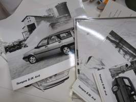 Fiat Tempra S.W. 4X4 -pressikansio, mukana yli 10 kpl pressivalokuvia ja rakennekuvia