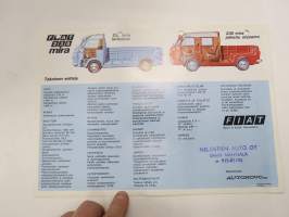 Fiat 238 mira -myyntiesite / brochure