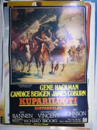 Kupariluoti (Bite Bullet) - Kopparkulan, Ian Bannen, Jean-Michael Vincent, Ben Johnson -elokuvajuliste / movie poster