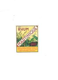 Rhum Martinique  Alko   nr  5094- viinaetiketti