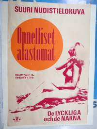 Onnelliset alastomat - De lyckliga och de nakna - Suuri nudistielokuva -elokuvajuliste / movie poster