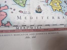 Nova Europae - Gerardus Mercator and Jodocus Hondius, Atlas 1666 -karttakopio / map