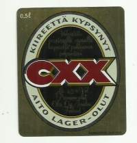 CXX  olut - olutetiketti