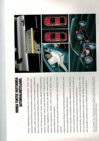 Esittelylehtinen  : Honda mallisto 1993 Sivuja 22.