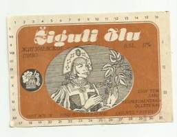Ziguli olu  - olutetiketti