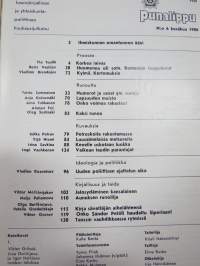 Punalippu 1986 vuosikerta - Karjalais-Suomalaisen SNT:n neuvostokirjailijain liiton kirjallis-taiteellinen ja yhteiskunnallis-poliittinen aikakausjulkaisu