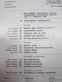 Punalippu 1984 vuosikerta - Karjalais-Suomalaisen SNT:n neuvostokirjailijain liiton kirjallis-taiteellinen ja yhteiskunnallis-poliittinen aikakausjulkaisu