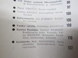 Punalippu 1976 vuosikerta - Karjalais-Suomalaisen SNT:n neuvostokirjailijain liiton kirjallis-taiteellinen ja yhteiskunnallis-poliittinen aikakausjulkaisu