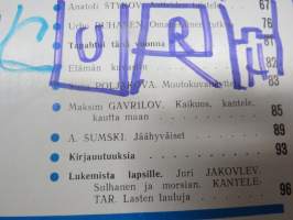 Punalippu 1976 vuosikerta - Karjalais-Suomalaisen SNT:n neuvostokirjailijain liiton kirjallis-taiteellinen ja yhteiskunnallis-poliittinen aikakausjulkaisu