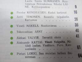 Punalippu 1973 vuosikerta - Karjalais-Suomalaisen SNT:n neuvostokirjailijain liiton kirjallis-taiteellinen ja yhteiskunnallis-poliittinen aikakausjulkaisu