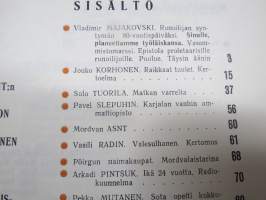 Punalippu 1973 vuosikerta - Karjalais-Suomalaisen SNT:n neuvostokirjailijain liiton kirjallis-taiteellinen ja yhteiskunnallis-poliittinen aikakausjulkaisu