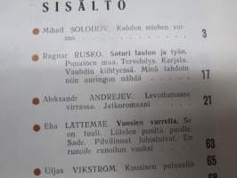 Punalippu 1973 vuosikerta - Karjalais-Suomalaisen SNT:n neuvostokirjailijain liiton kirjallis-taiteellinen ja yhteiskunnallis-poliittinen aikakausjulkaisu