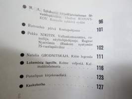 Punalippu 1973 vuosikerta - Karjalais-Suomalaisen SNT:n neuvostokirjailijain liiton kirjallis-taiteellinen ja yhteiskunnallis-poliittinen aikakausjulkaisu