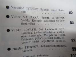 Punalippu 1973 vuosikerta - Karjalais-Suomalaisen SNT:n neuvostokirjailijain liiton kirjallis-taiteellinen ja yhteiskunnallis-poliittinen aikakausjulkaisu