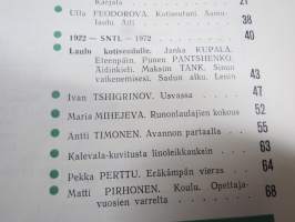 Punalippu 1972 vuosikerta - Karjalais-Suomalaisen SNT:n neuvostokirjailijain liiton kirjallis-taiteellinen ja yhteiskunnallis-poliittinen aikakausjulkaisu