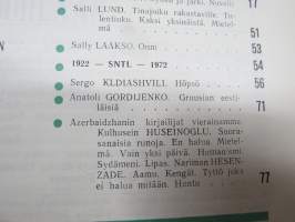 Punalippu 1972 vuosikerta - Karjalais-Suomalaisen SNT:n neuvostokirjailijain liiton kirjallis-taiteellinen ja yhteiskunnallis-poliittinen aikakausjulkaisu