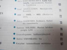 Punalippu 1972 vuosikerta - Karjalais-Suomalaisen SNT:n neuvostokirjailijain liiton kirjallis-taiteellinen ja yhteiskunnallis-poliittinen aikakausjulkaisu