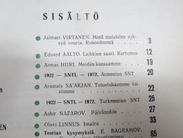 Punalippu 1972 vuosikerta - Karjalais-Suomalaisen SNT:n neuvostokirjailijain liiton kirjallis-taiteellinen ja yhteiskunnallis-poliittinen aikakausjulkaisu