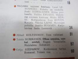 Punalippu 1972 vuosikerta - Karjalais-Suomalaisen SNT:n neuvostokirjailijain liiton kirjallis-taiteellinen ja yhteiskunnallis-poliittinen aikakausjulkaisu