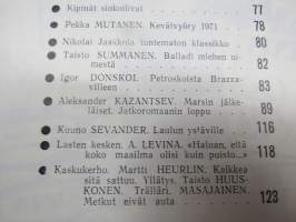 Punalippu 1971 vuosikerta - Karjalais-Suomalaisen SNT:n neuvostokirjailijain liiton kirjallis-taiteellinen ja yhteiskunnallis-poliittinen aikakausjulkaisu