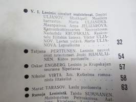 Punalippu 1970 vuosikerta - Karjalais-Suomalaisen SNT:n neuvostokirjailijain liiton kirjallis-taiteellinen ja yhteiskunnallis-poliittinen aikakausjulkaisu