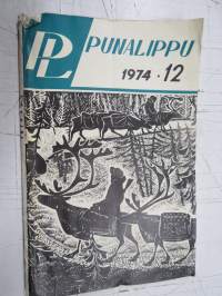 Punalippu 1974 vuosikerta - Karjalais-Suomalaisen SNT:n neuvostokirjailijain liiton kirjallis-taiteellinen ja yhteiskunnallis-poliittinen aikakausjulkaisu