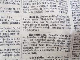 Sanomia Turusta 1876 nr 19, ilmestynyt 7.3.1876, Sananen wankeuslaitoksista, Puukoitus Masku Juwan Rustholli, Apu-Opettaja Forssan Tehtaan kouluuun, 1876 Näyttely