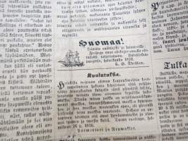 Sanomia Turusta 1876 nr 19, ilmestynyt 7.3.1876, Sananen wankeuslaitoksista, Puukoitus Masku Juwan Rustholli, Apu-Opettaja Forssan Tehtaan kouluuun, 1876 Näyttely