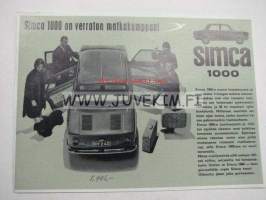 Simca 1000 -myyntiesite