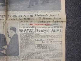 Dagens Nyheter 6.2.1951 (Marsalkka Mannerheimin hautajaiset artikkeli)