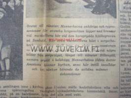 Dagens Nyheter 6.2.1951 (Marsalkka Mannerheimin hautajaiset artikkeli)