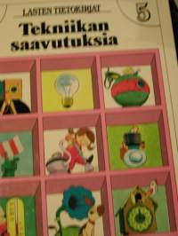 LASTEN TIETOKIRJAT. NR.5 TEKNIIKAN SAAVUTUKSIA  . VAKITAN tarjous helposti paketti 19x36 x60 cm paino 35kg 5e