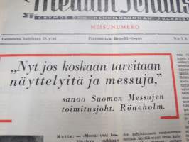 Meidän Tehdas - Chymos Oy, 1947 nr 1A, päätoimittaja Reino Hirviseppä - Metsolan aarteet osa II -runosanoitus, Chymos Oy 40-vuotta historiaa, Tehdasesittelyjä, ym.