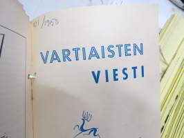 Vartiaisten Viesti - Vartiaiset ry sukulehden numeroita noin 150 kpl vv. 1950-2013 -sukuhistoriaa / family history