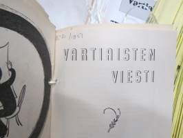 Vartiaisten Viesti - Vartiaiset ry sukulehden numeroita noin 150 kpl vv. 1950-2013 -sukuhistoriaa / family history