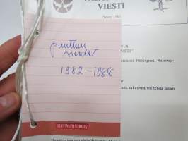 Vartiaisten Viesti - Vartiaiset ry sukulehden numeroita noin 150 kpl vv. 1950-2013 -sukuhistoriaa / family history