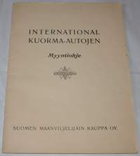 International kuorma-autojen  Myyntiohje