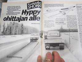 Tuulilasi 1985 nr 3, Rolls-Royce silver Spirit, Corolla FX, Lentäen autolomalle, Hyppy ohittajan alle, Volvo 740 GLE kestotesti, VII Pariisi-Dakar, Ruostesuojatesti
